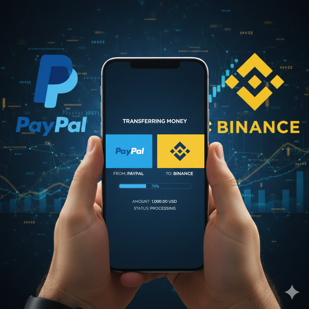 Transferring money from PayPal to Binance