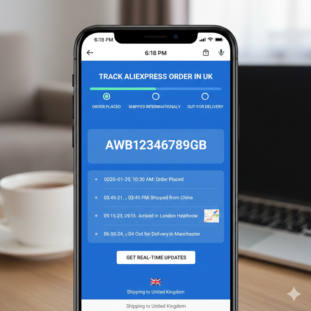 How to track AliExpress order in UK