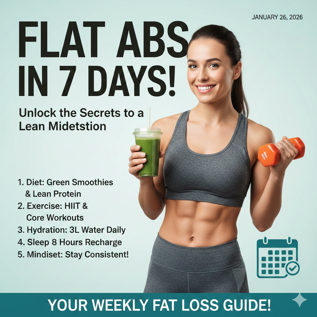 How to lose belly fat in a week in the USA