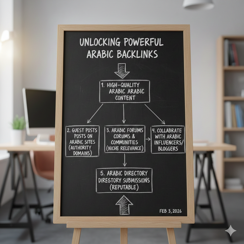 كيفية الحصول على باك لينك عربي قوي