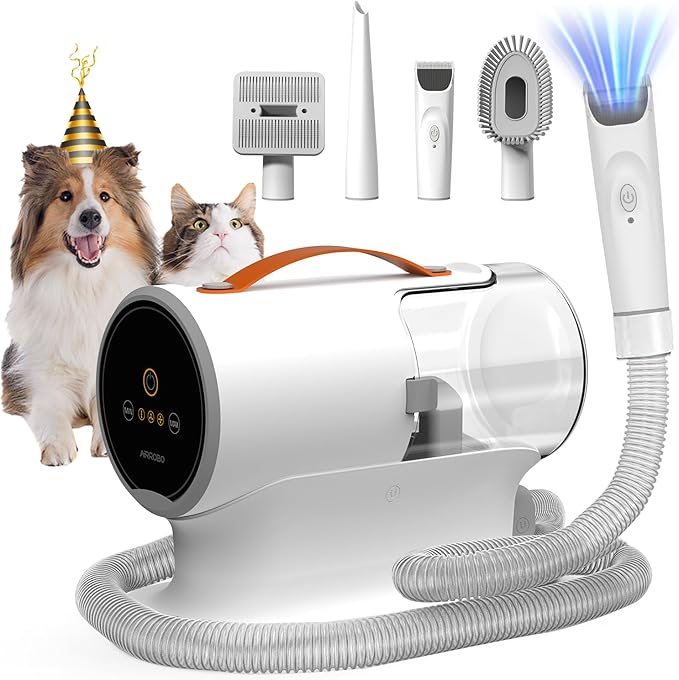 AIRROBO Dog Grooming Vacuum Kit Review