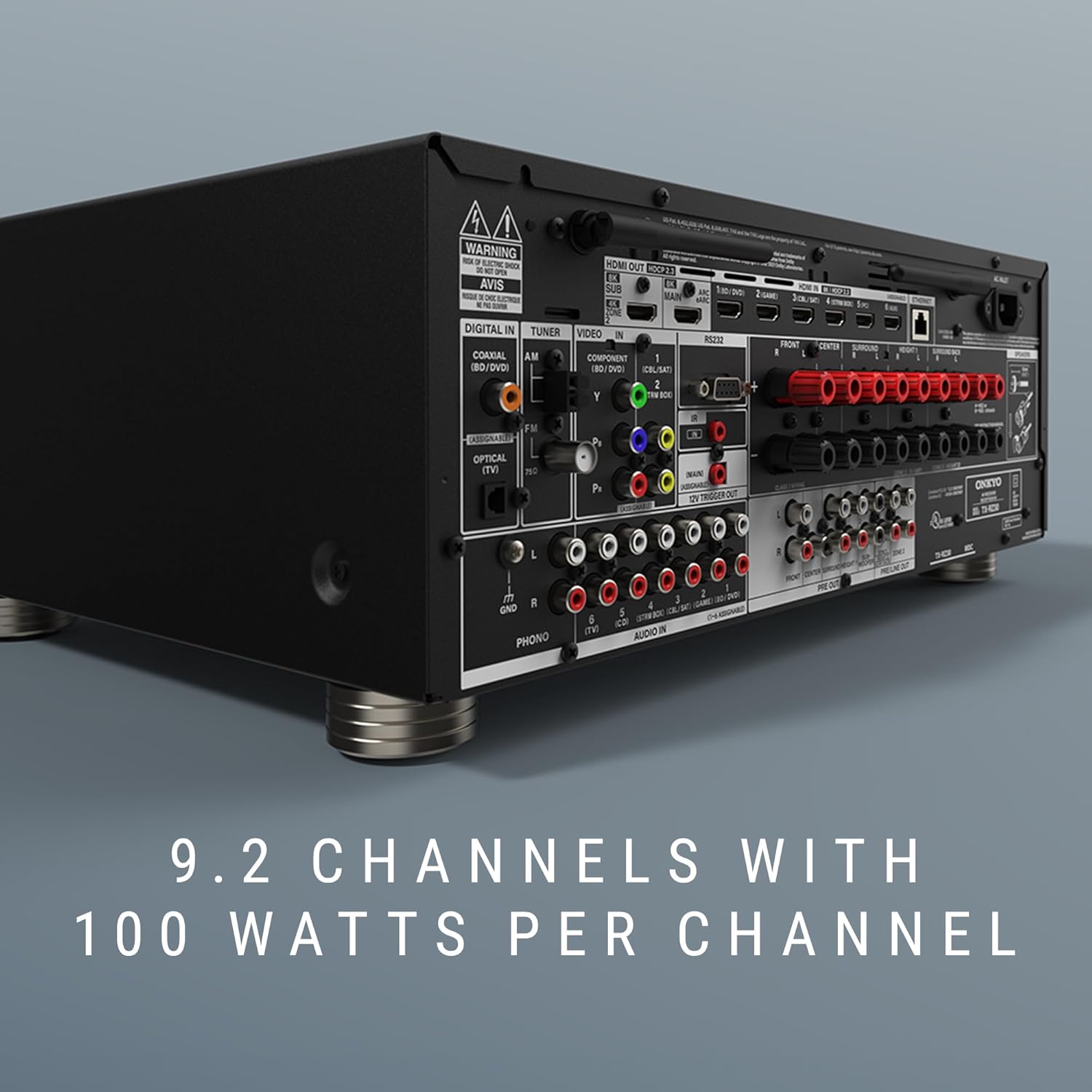 Onkyo TX-RZ30 9.2-Channel AV Receiver Review - 100 Watts Per Channel